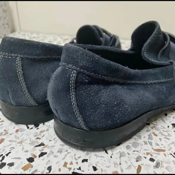 Suede Loafer Slip On Shoe Preppy Mens Size 10.5 STACY ADAMS - Picture 5 of 11